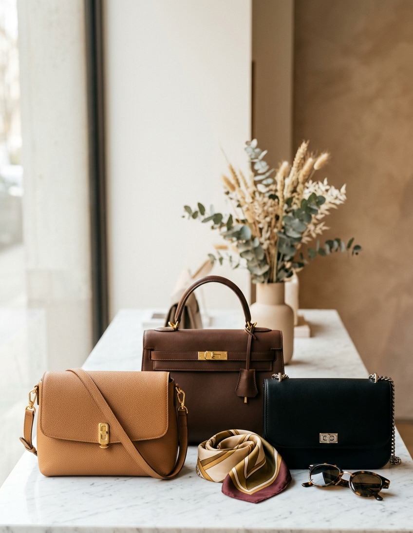 Handtaschen Trends 2026 — Erdtöne und minimalistisches Design